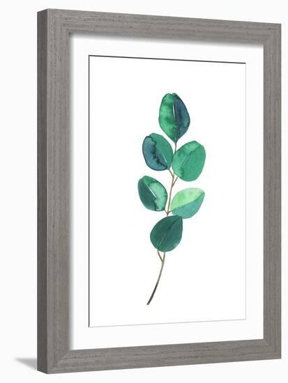 Beautiful Eucalyptus - Botanical Watercolor-Maria Mirnaya-Framed Art Print