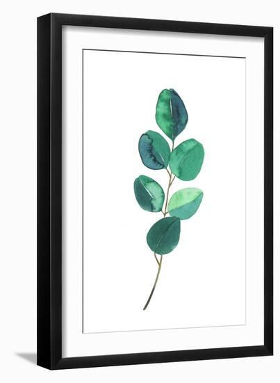 Beautiful Eucalyptus - Botanical Watercolor-Maria Mirnaya-Framed Art Print