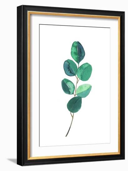 Beautiful Eucalyptus - Botanical Watercolor-Maria Mirnaya-Framed Art Print