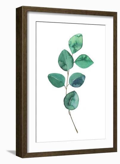 Beautiful Eucalyptus - Botanical Watercolor-Maria Mirnaya-Framed Art Print