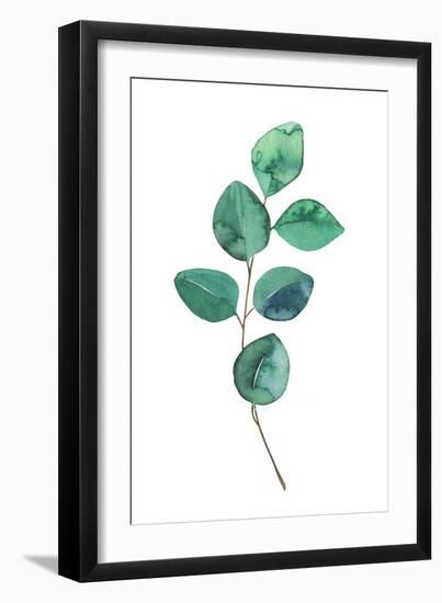 Beautiful Eucalyptus - Botanical Watercolor-Maria Mirnaya-Framed Art Print