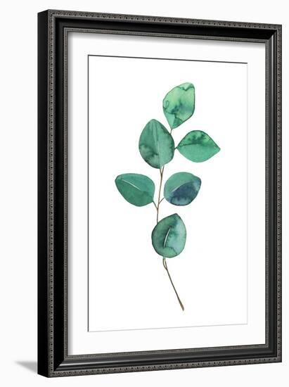 Beautiful Eucalyptus - Botanical Watercolor-Maria Mirnaya-Framed Art Print