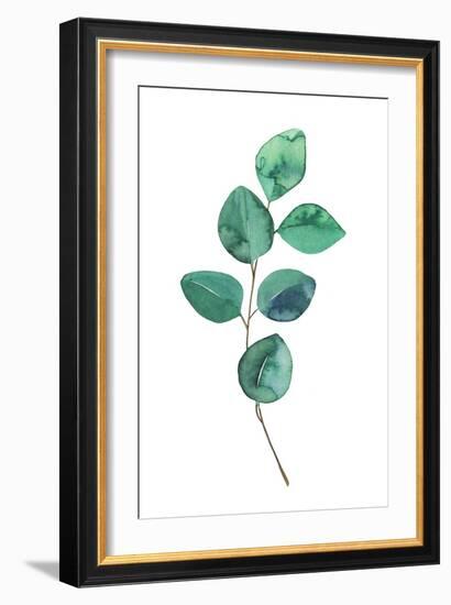 Beautiful Eucalyptus - Botanical Watercolor-Maria Mirnaya-Framed Art Print