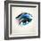 Beautiful Fashion Woman Eye Forming By Blots-artant-Framed Art Print