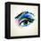 Beautiful Fashion Woman Eye Forming By Blots-artant-Framed Stretched Canvas