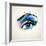 Beautiful Fashion Woman Eye Forming By Blots-artant-Framed Art Print