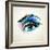 Beautiful Fashion Woman Eye Forming By Blots-artant-Framed Art Print