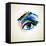 Beautiful Fashion Woman Eye Forming By Blots-artant-Framed Stretched Canvas