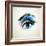 Beautiful Fashion Woman Eye Forming By Blots-artant-Framed Art Print