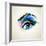 Beautiful Fashion Woman Eye Forming By Blots-artant-Framed Art Print