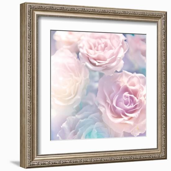 Beautiful Flowers Made with Color Filters-Timofeeva Maria-Framed Art Print