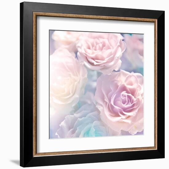 Beautiful Flowers Made with Color Filters-Timofeeva Maria-Framed Art Print