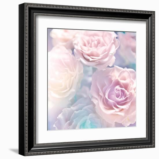 Beautiful Flowers Made with Color Filters-Timofeeva Maria-Framed Art Print