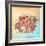 Beautiful Hand-Painted Elephant with Floral Ornament-Vensk-Framed Art Print