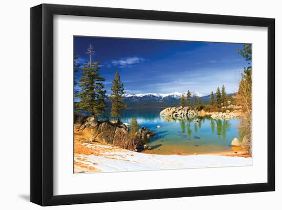 Beautiful Lake Tahoe-null-Framed Art Print