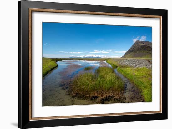 Beautiful Landscape, River in Wild Iceland-Luis Louro-Framed Photographic Print