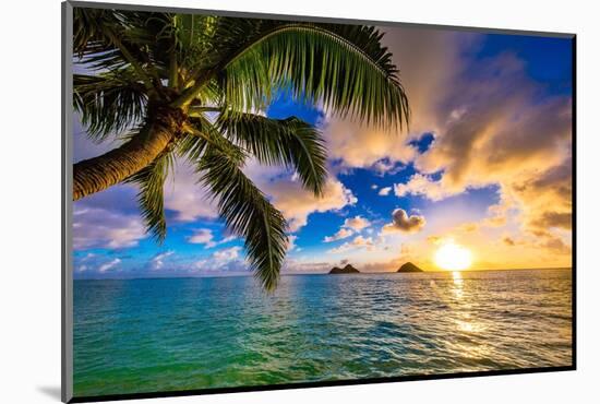 Beautiful Lanikai, Kailua Sunrise in Hawaii-Shane Myers Photography-Mounted Photographic Print