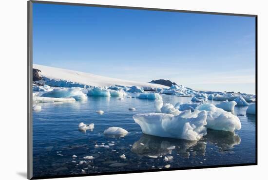 Beautiful little icebergs, Hope Bay, Antarctica, Polar Regions-Michael Runkel-Mounted Photographic Print