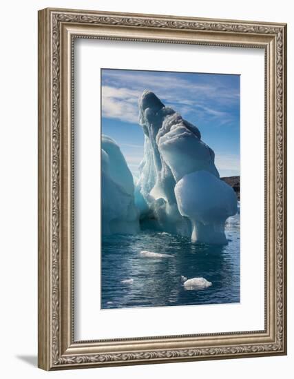 Beautiful little icebergs, Hope Bay, Antarctica, Polar Regions-Michael Runkel-Framed Photographic Print