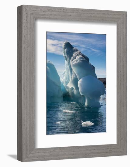 Beautiful little icebergs, Hope Bay, Antarctica, Polar Regions-Michael Runkel-Framed Photographic Print