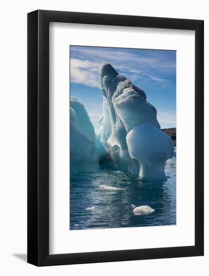 Beautiful little icebergs, Hope Bay, Antarctica, Polar Regions-Michael Runkel-Framed Photographic Print