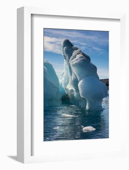 Beautiful little icebergs, Hope Bay, Antarctica, Polar Regions-Michael Runkel-Framed Photographic Print