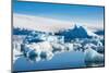 Beautiful little icebergs, Hope Bay, Antarctica, Polar Regions-Michael Runkel-Mounted Photographic Print