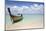Beautiful Longtail Boat on the Sand Seashore-Alexander Yakovlev-Mounted Photographic Print