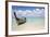 Beautiful Longtail Boat on the Sand Seashore-Alexander Yakovlev-Framed Photographic Print