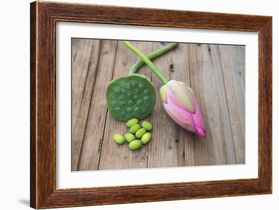 Beautiful Lotus Blooming in Summer-Wu Kailiang-Framed Photographic Print