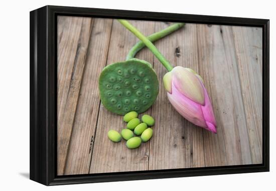 Beautiful Lotus Blooming in Summer-Wu Kailiang-Framed Premier Image Canvas