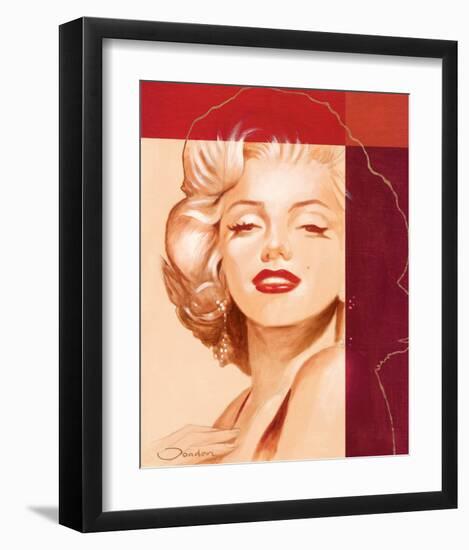 Beautiful Marilyn-Joadoor-Framed Art Print