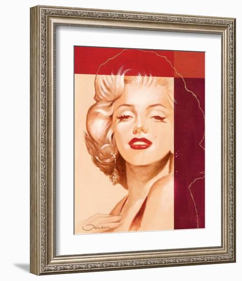 Beautiful Marilyn-Joadoor-Framed Art Print