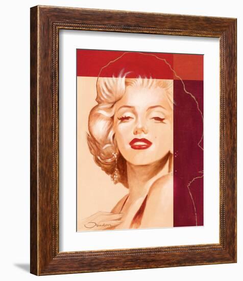 Beautiful Marilyn-Joadoor-Framed Art Print