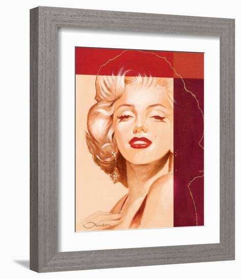 Beautiful Marilyn-Joadoor-Framed Art Print