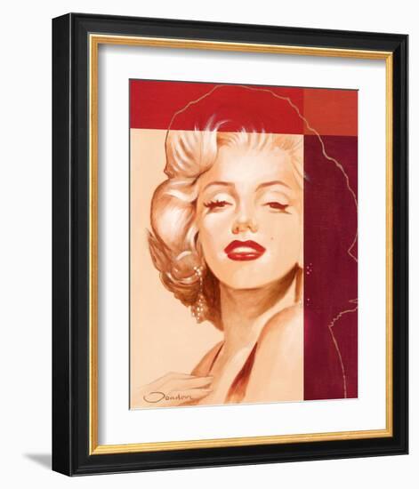 Beautiful Marilyn-Joadoor-Framed Art Print
