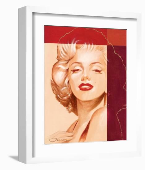 Beautiful Marilyn-Joadoor-Framed Art Print