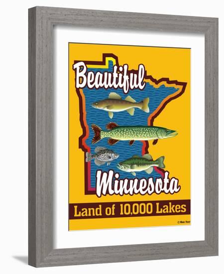 Beautiful Minnesota-Mark Frost-Framed Giclee Print