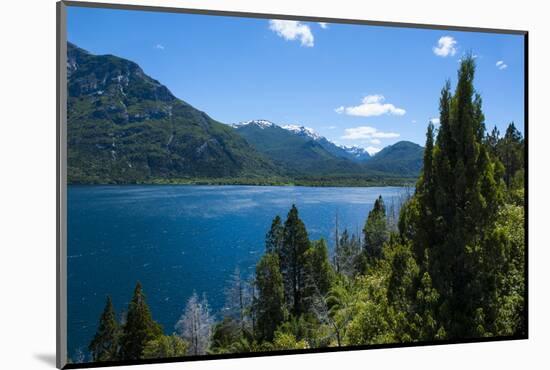 Beautiful Mountain Lake in the Los Alerces National Park-Michael Runkel-Mounted Photographic Print