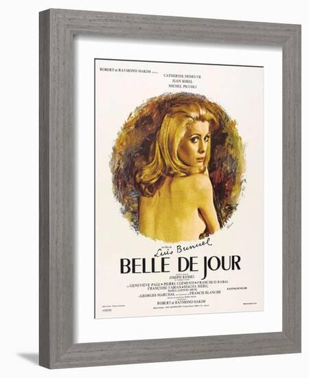 Beautiful of the Day, 1967, "Belle De Jour" Directed by Luis Buñuel-null-Framed Giclee Print