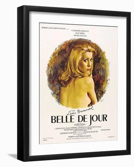 Beautiful of the Day, 1967, "Belle De Jour" Directed by Luis Buñuel-null-Framed Giclee Print