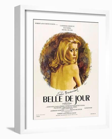 Beautiful of the Day, 1967, "Belle De Jour" Directed by Luis Buñuel-null-Framed Giclee Print