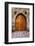 Beautiful Old Wooden Door with Iron Ornaments in a Medieval Castle-ccaetano-Framed Photographic Print