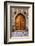 Beautiful Old Wooden Door with Iron Ornaments in a Medieval Castle-ccaetano-Framed Photographic Print