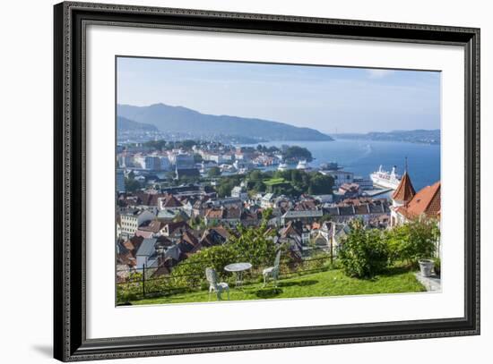 Beautiful Overlook of the City of Bergen, Norway-Bill Bachmann-Framed Photographic Print