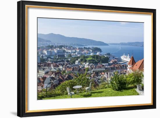Beautiful Overlook of the City of Bergen, Norway-Bill Bachmann-Framed Photographic Print