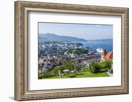 Beautiful Overlook of the City of Bergen, Norway-Bill Bachmann-Framed Photographic Print