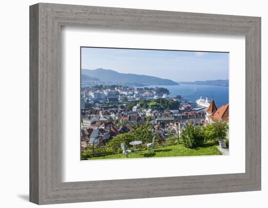 Beautiful Overlook of the City of Bergen, Norway-Bill Bachmann-Framed Photographic Print