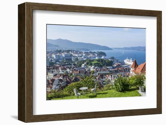 Beautiful Overlook of the City of Bergen, Norway-Bill Bachmann-Framed Photographic Print