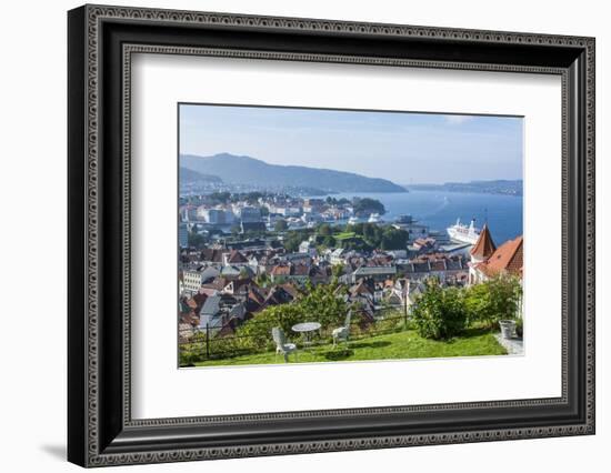 Beautiful Overlook of the City of Bergen, Norway-Bill Bachmann-Framed Photographic Print